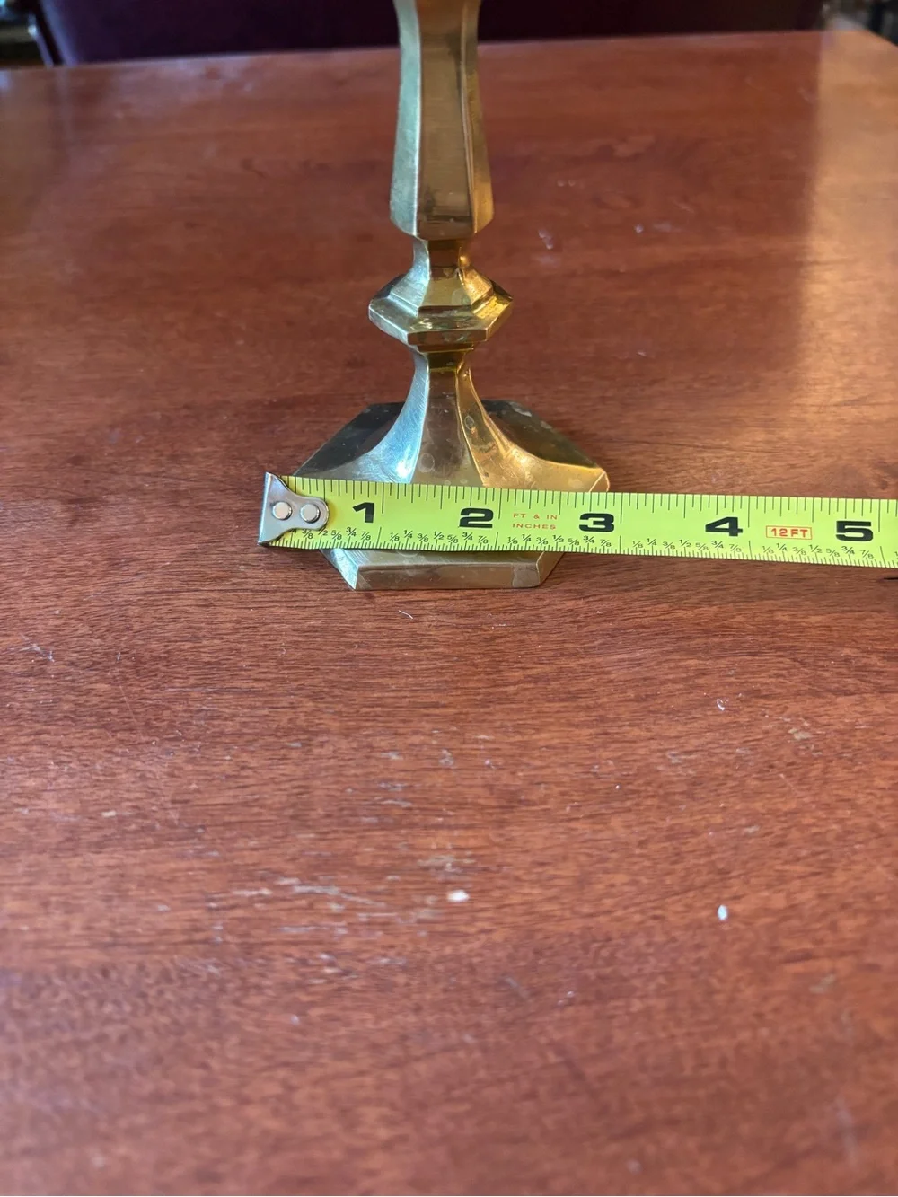 Solid Brass Candlestick 6.5”